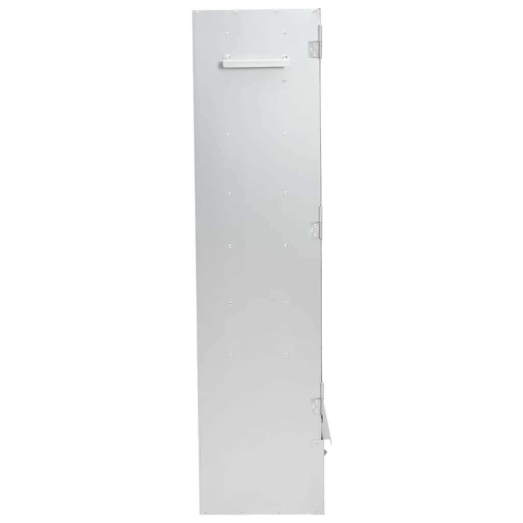 BBQ Oven Smoker with Wood Chips 44.5x29x110 cm Galvanised Steel