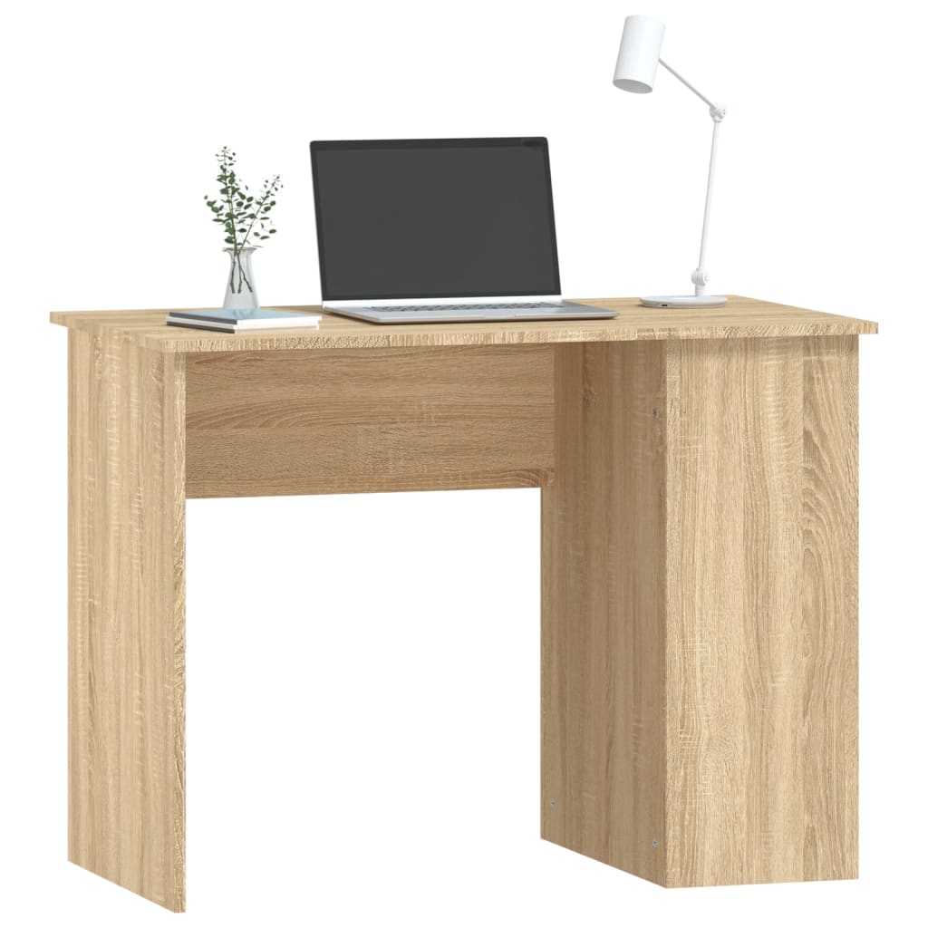 Desk Sonoma Oak 100x55x75 cm Engineered Wood