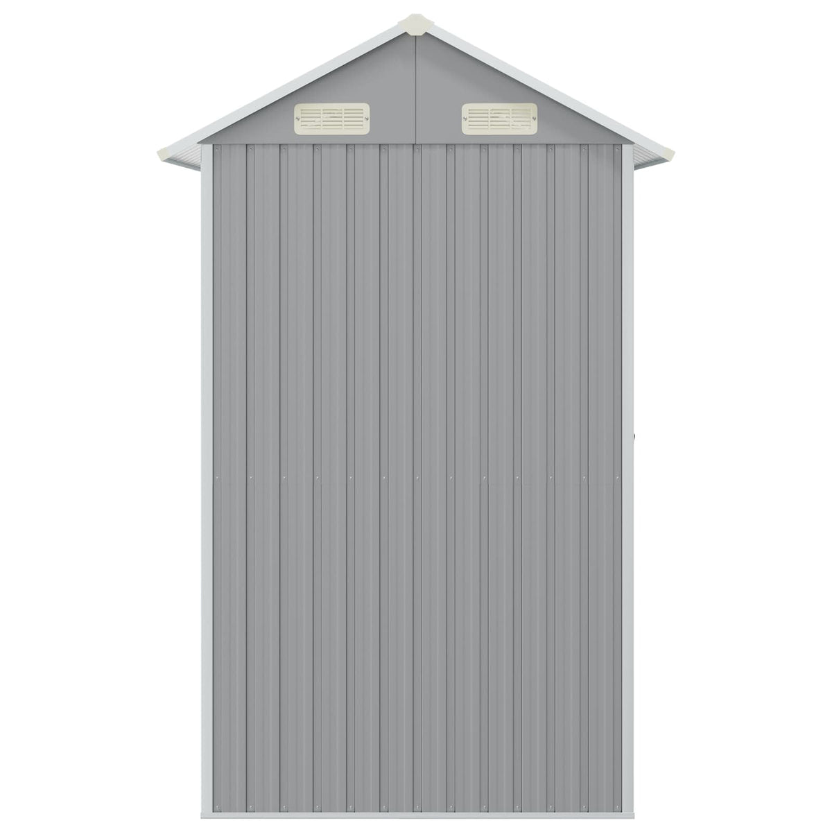 Garden Shed Light Grey 192x152.5x237 cm Galvanised Steel