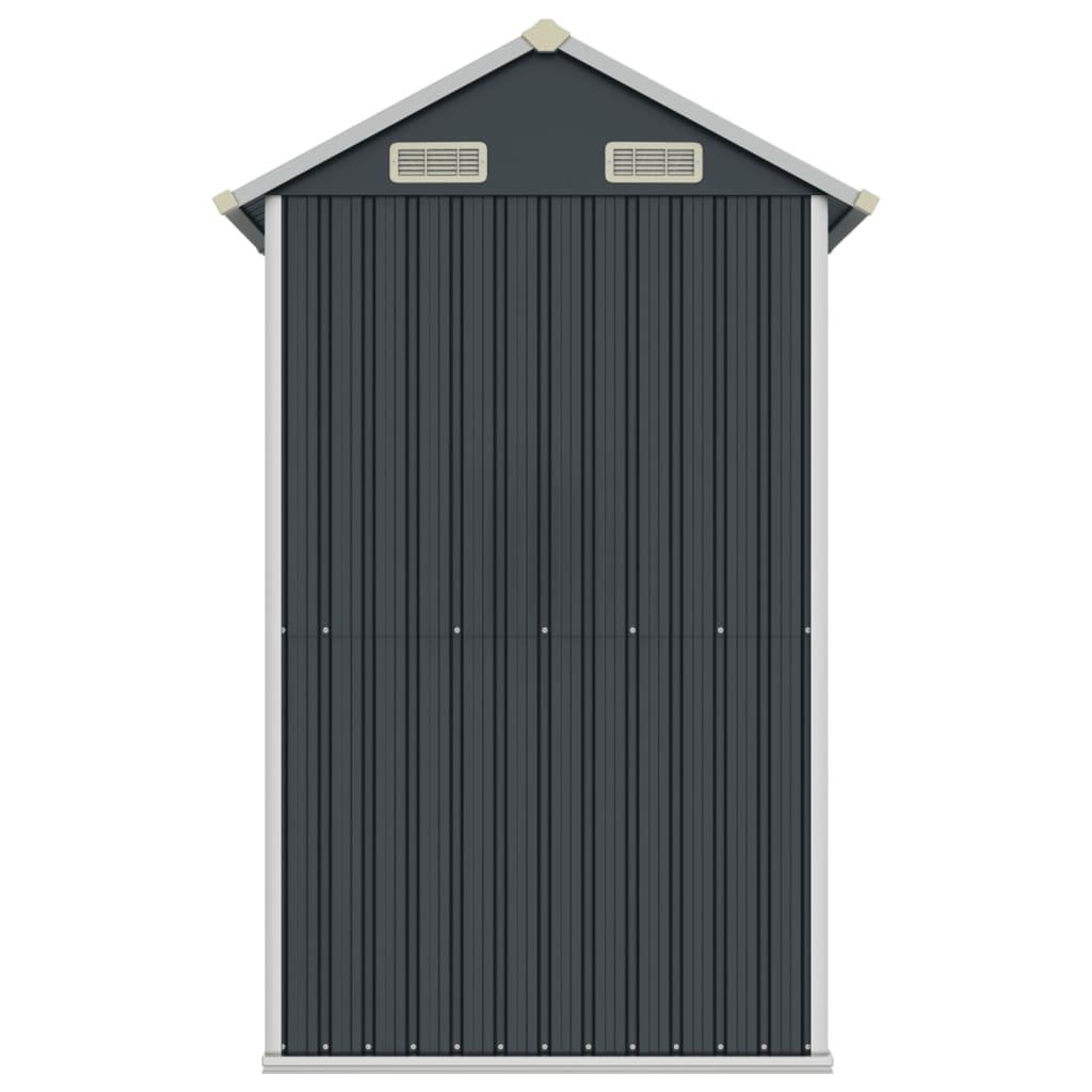 Garden Shed Anthracite 192x152.5x237 cm Galvanised Steel