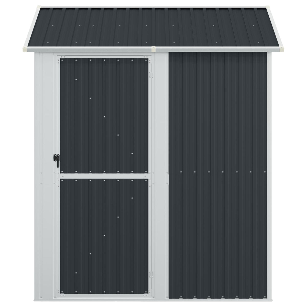 Garden Shed Anthracite 192x152.5x237 cm Galvanised Steel
