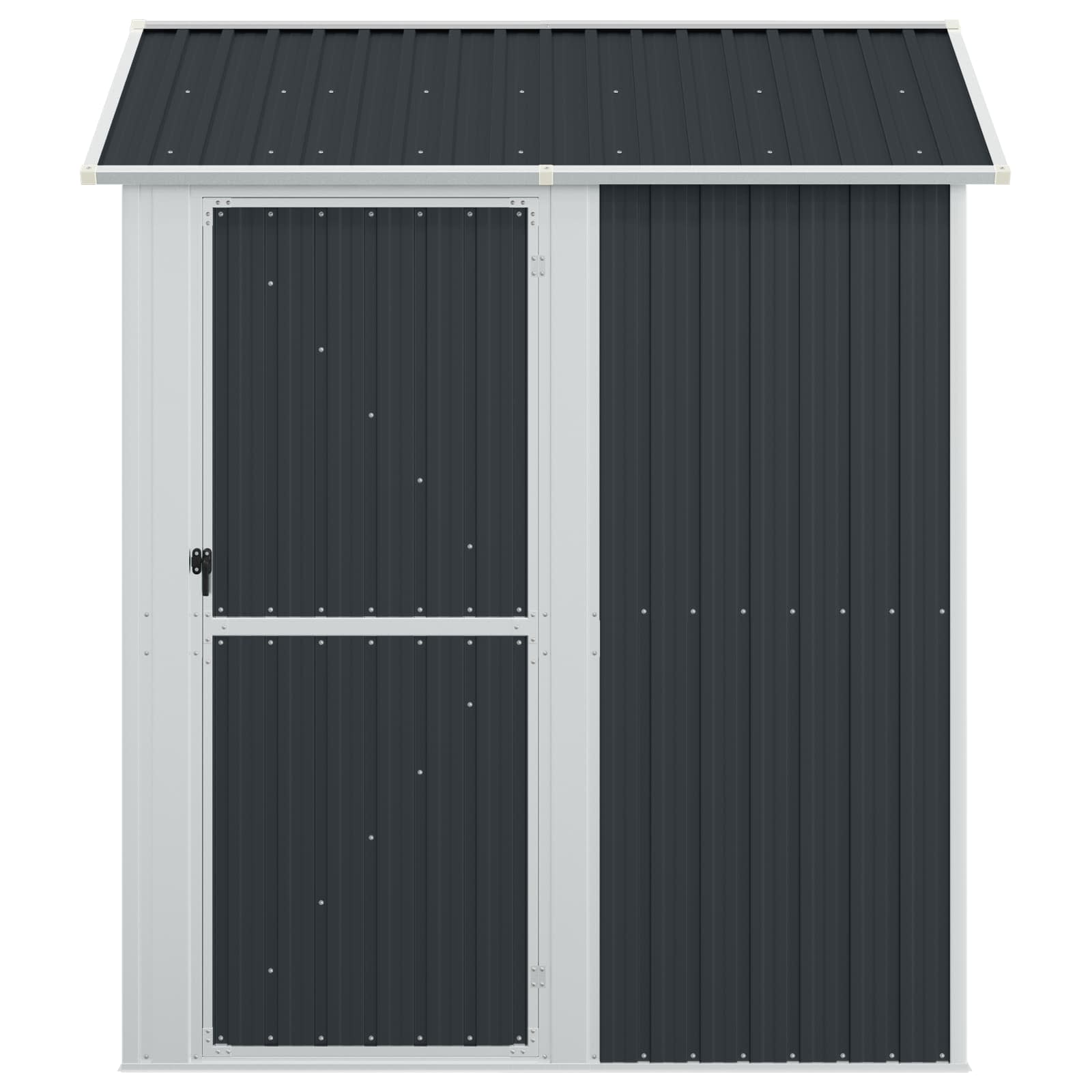 Garden Shed Anthracite 192x152.5x237 cm Galvanised Steel