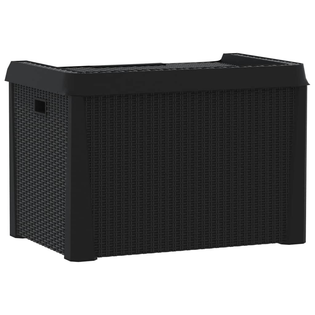 Garden Storage Box Anthracite 125 L PP
