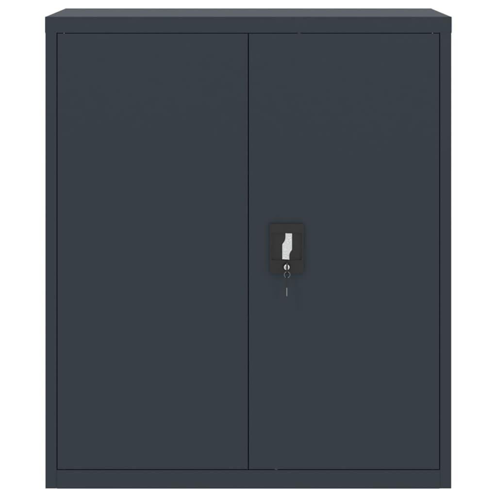 File Cabinet Anthracite 90x40x105 cm Steel