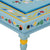Coffee Table Turquoise Hand Painted Solid Wood Mango