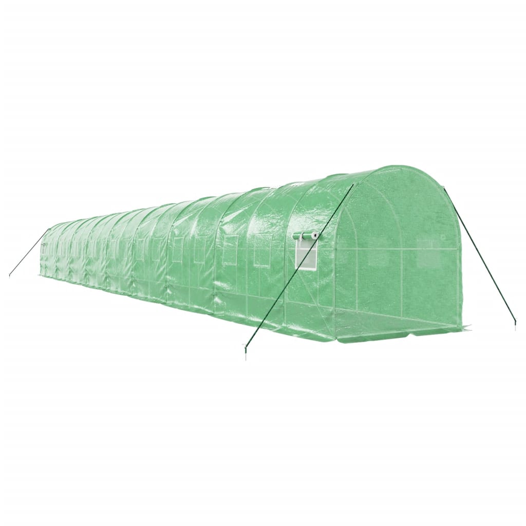 Greenhouse with Steel Frame Green 36 m² 18x2x2 m