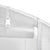Greenhouse with Steel Frame White 16 m² 4x4x2 m