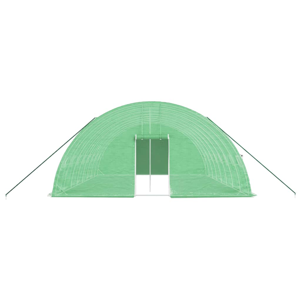 Greenhouse with Steel Frame Green 48 m² 8x6x2.85 m