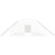 Greenhouse with Steel Frame White 36 m² 6x6x2.85 m