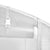 Greenhouse with Steel Frame White 36 m² 6x6x2.85 m