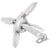 Folding Anchor Silver 0.7 kg Hot Dip Galvanized Cast Iron