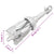 Folding Anchor Silver 0.7 kg Hot Dip Galvanized Cast Iron