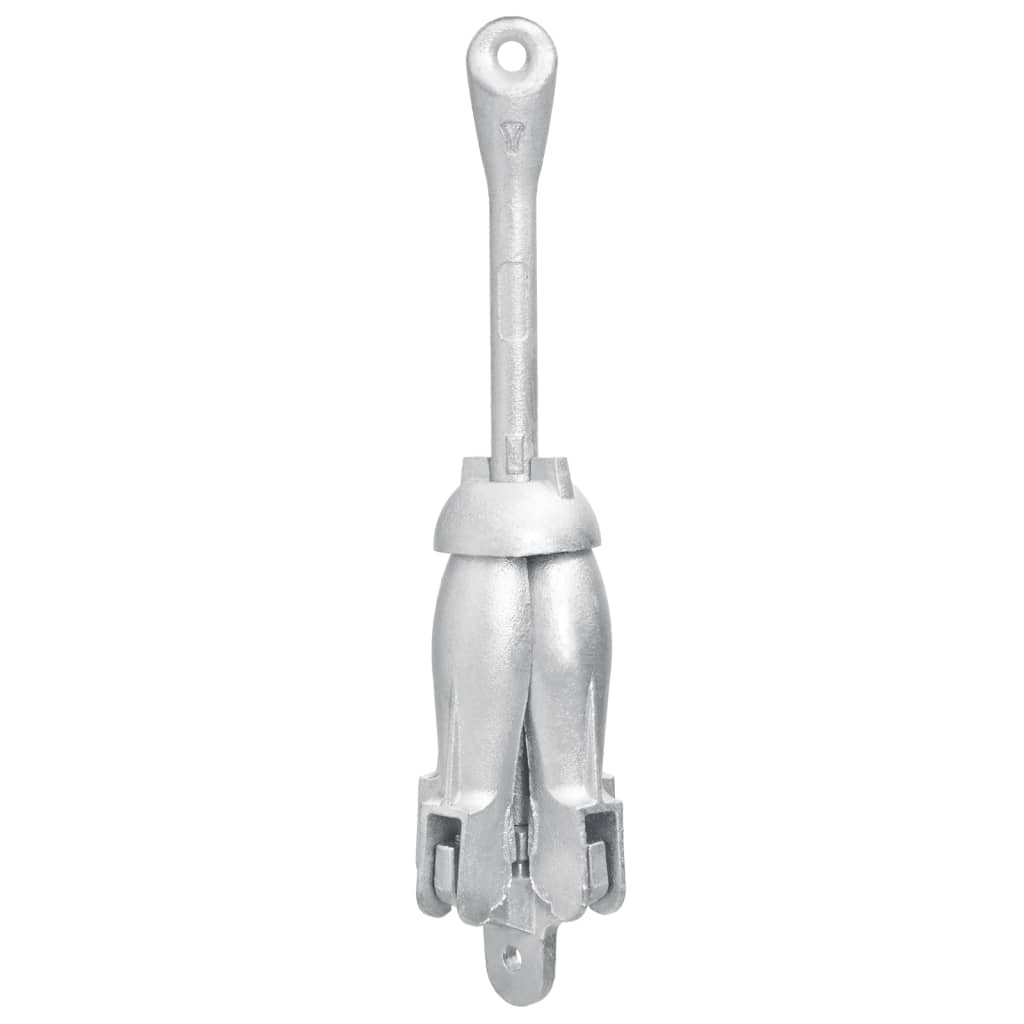 Folding Anchor Silver 4 kg Hot Dip Galvanized Cast Iron