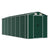 Garden Shed Green 191x555x198 cm Galvanised Steel