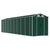 Garden Shed Green 191x810x198 cm Galvanised Steel