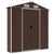 Garden Shed Brown 191x470x198 cm Galvanised Steel