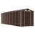 Garden Shed Brown 191x640x198 cm Galvanised Steel