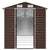 Garden Shed Brown 191x640x198 cm Galvanised Steel