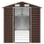 Garden Shed Brown 191x810x198 cm Galvanised Steel