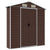 Garden Shed Brown 191x810x198 cm Galvanised Steel