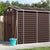 Garden Shed Brown 191x810x198 cm Galvanised Steel