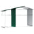 Garden Shed Green 277x192.5x179 cm Galvanised Steel