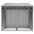 Garden Shed Grey 277x192.5x179 cm Galvanised Steel