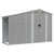 Garden Shed Grey 277x279x179 cm Galvanised Steel