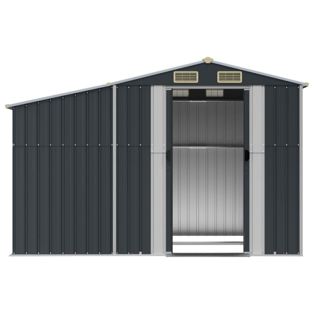 Garden Shed Anthracite 277x192.5x179 cm Galvanised Steel