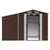 Garden Shed Brown 277x192.5x179 cm Galvanised Steel