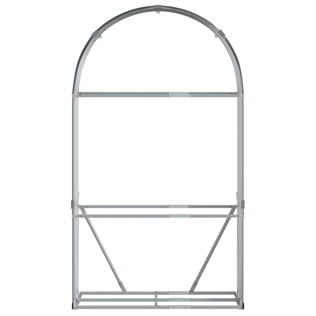 Log Holder Anthracite 120x45x210 cm Galvanised Steel