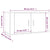 Wall-mounted TV Cabinets 2 pcs High Gloss White 80x34.5x40 cm