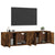 Wall-mounted TV Cabinets 2 pcs Smoked Oak 80x34.5x40 cm