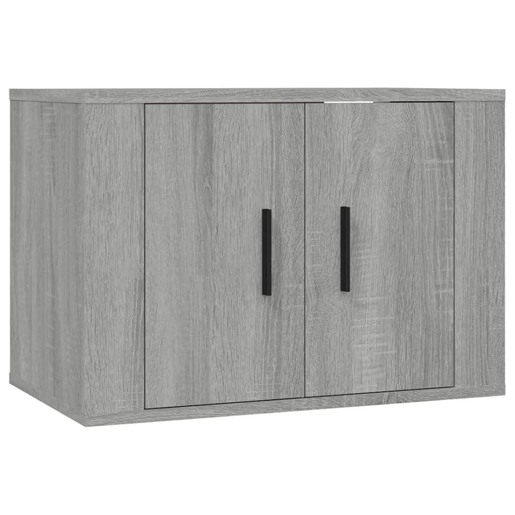 2 Piece TV Cabinet Set Grey Sonoma Engineered Wood