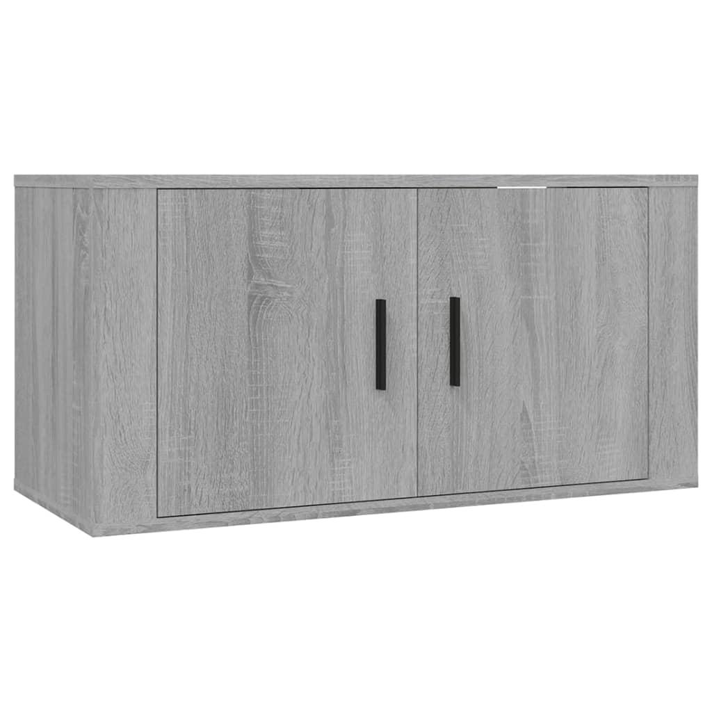 3 Piece TV Cabinet Set Grey Sonoma Engineered Wood