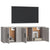 2 Piece TV Cabinet Set Grey Sonoma Engineered Wood