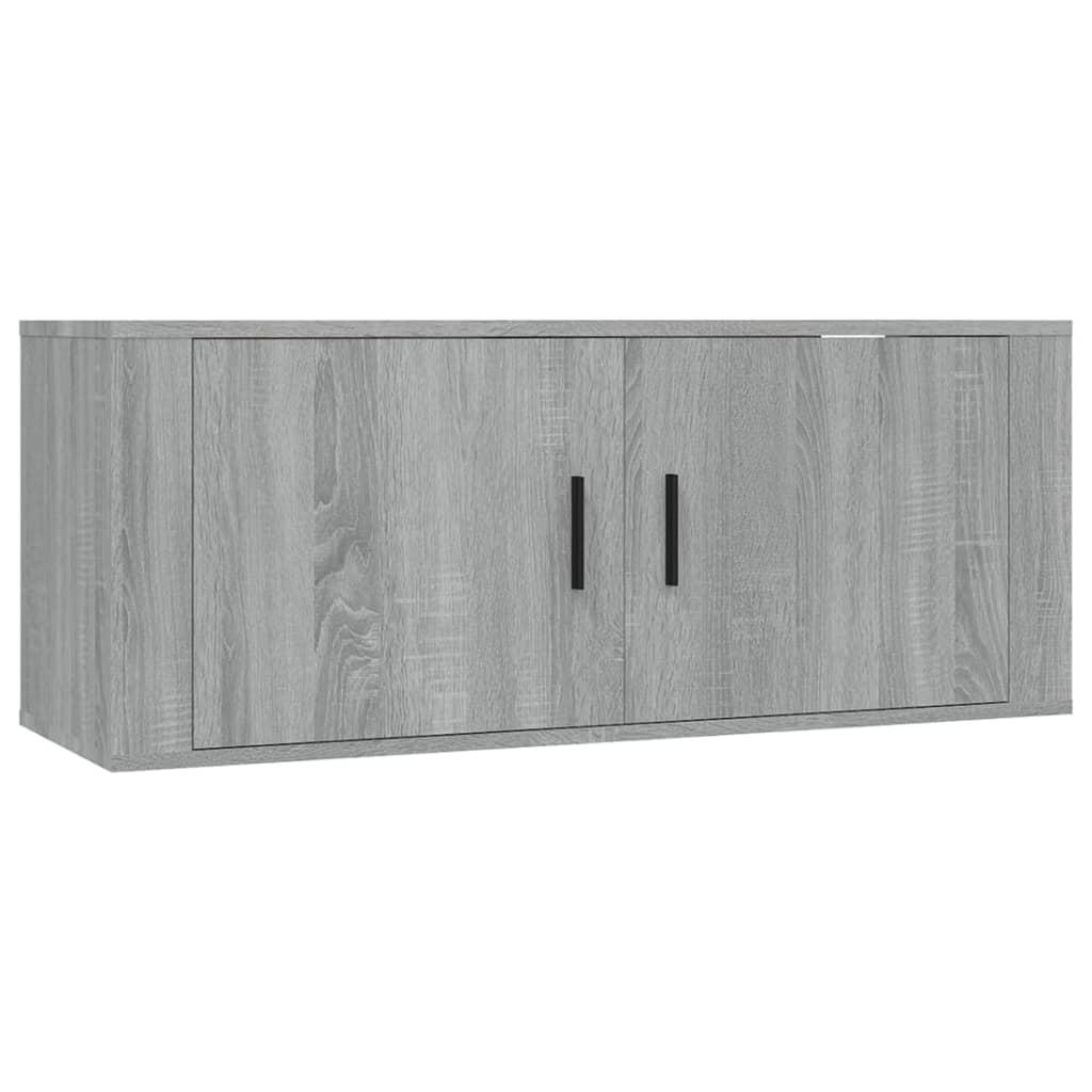 3 Piece TV Cabinet Set Grey Sonoma Engineered Wood