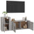 2 Piece TV Cabinet Set Grey Sonoma Engineered Wood