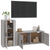 2 Piece TV Cabinet Set Grey Sonoma Engineered Wood