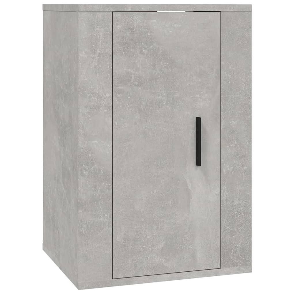 3 Piece TV Cabinet Set Concrete Grey Engineered Wood