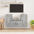 3 Piece TV Cabinet Set Concrete Grey Engineered Wood