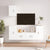 5 Piece TV Cabinet Set White Engineered Wood