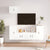 5 Piece TV Cabinet Set White Engineered Wood