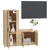 2 Piece TV Cabinet Set Sonoma Oak Engineered Wood