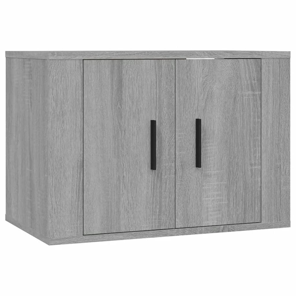 3 Piece TV Cabinet Set Grey Sonoma Engineered Wood