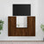 3 Piece TV Cabinet Set Brown Oak Engineered Wood