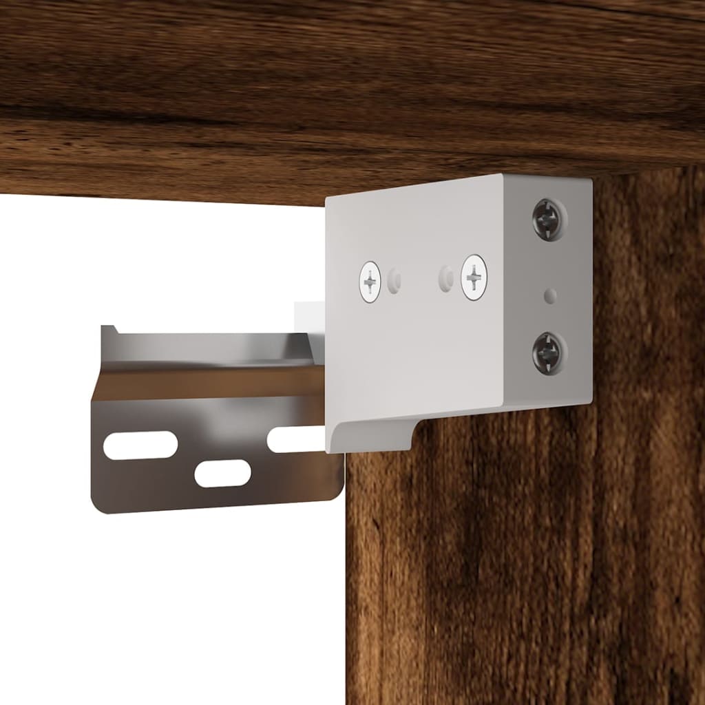 5 Piece TV Cabinet Set Smoked Oak Engineered Wood