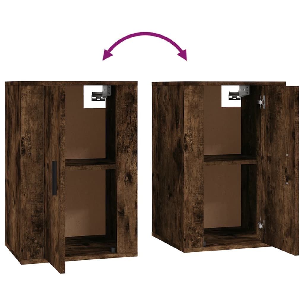 5 Piece TV Cabinet Set Smoked Oak Engineered Wood