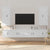 6 Piece TV Cabinet Set White Engineered Wood