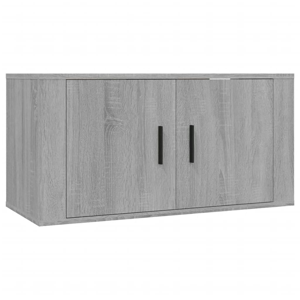 6 Piece TV Cabinet Set Grey Sonoma Engineered Wood